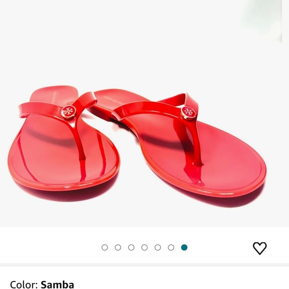 EUC Tory Burch Women’s Studded Jelly Thongs Flats Size 9 - Picture 4 of 8